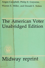 Cover of: The American voter by University of Michigan. Survey Research Center.