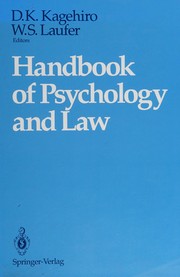 Cover of: Handbook of psychology and law