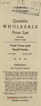 Cover of: Quantity wholesale price list by Greening Nursery Company