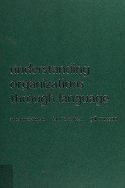 Cover of: Understanding organizations through language