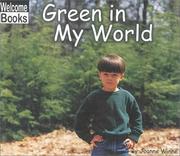Cover of: Green in My World (Welcome Books)