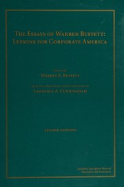 The essays of Warren Buffett by Warren Buffett