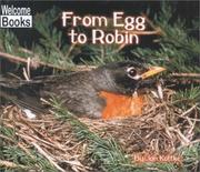 Cover of: From Egg to Robin (Welcome Books)