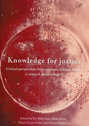 Cover of: Knowledge for Justice
