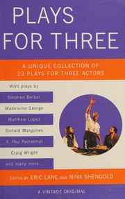 Cover of: Plays for three