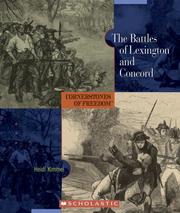 Cover of: Battles of Lexington and Concord