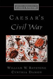 Cover of: Caesar's Civil War (Oxford Approaches to Classical Literature)