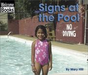 Cover of: Signs at the Pool (Welcome Books: Signs in My World) | 