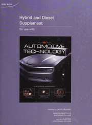 Hybrid and diesel supplement for use with Automotive technology by Jack Erjavec