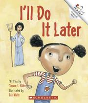 Cover of: I'll do it later by Simone T. Ribke