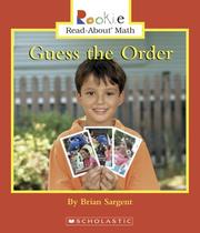 Cover of: Guess the order by Brian Sargent