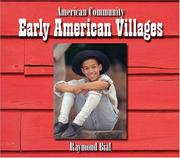 Cover of: Early American villages