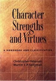Cover of: Character Strengths and Virtues by Christopher Peterson, Martin Elias Pete Seligman