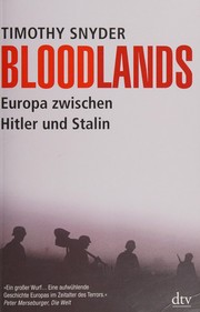 Cover of: Bloodlands by Timothy Snyder