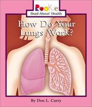 Cover of: How Do Your Lungs Work (Rookie Read-About Health)