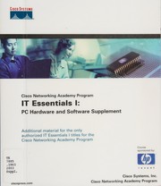 Cover of: IT essentials: PC hardware and software supplement