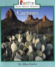 Cover of: Cactuses (Rookie Read-About Science) by Allan Fowler