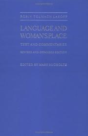 Cover of: Language and woman's place by Robin Tolmach Lakoff