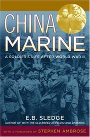 Cover of: China Marine by E. B. Sledge