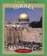 Cover of: Israel (True Books-Geography: Countries)
