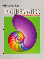 Cover of: Silver Burdett mathematics: [Critical thinking activities blackline masters]