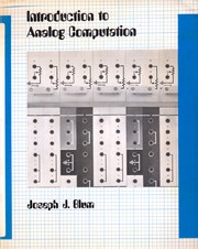 Cover of: Analog Computing