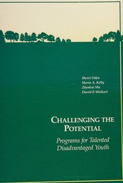 Cover of: Challenging the potential: programs for talented disadvantaged youth