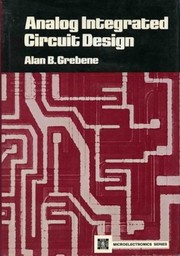 Cover of: Analog integrated circuit design by Alan B. Grebene