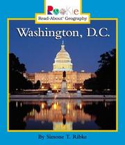 Cover of: Washington, D.C. by Simone T. Ribke