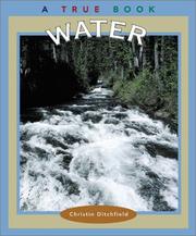 Cover of: Water (True Books: Natural Resources)