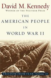 Cover of: The American People in World War II by David M. Kennedy
