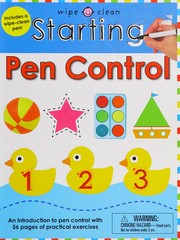 Cover of: Wipe Clean: Starting Pen Control
