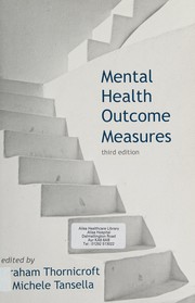 Cover of: Mental Health Outcome Measures