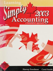 Cover of: Learning Simply Accounting 2003 by Harvey C. Freedman