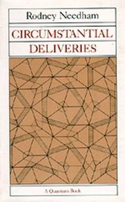 Cover of: Circumstantial deliveries by Rodney Needham
