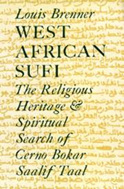 Cover of: West African Sufi by Louis Brenner