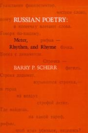 Cover of: Russian poetry: meter, rhythm, and rhyme