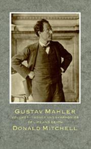 Cover of: Gustav Mahler by Donald Mitchell