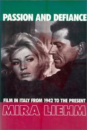 Cover of: Passion and Defiance: Italian Film from 1942 to the Present