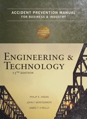 Cover of: Accident prevention manual for business & industry: engineering & technology