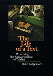 Cover of: The life of a text by Philip Lutgendorf