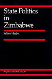 Cover of: State politics in Zimbabwe by Jeffrey Ira Herbst