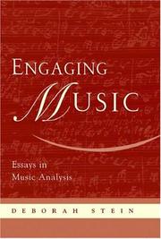Cover of: Engaging Music by Deborah Stein