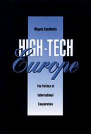 Cover of: High-Tech Europe by Wayne Sandholtz