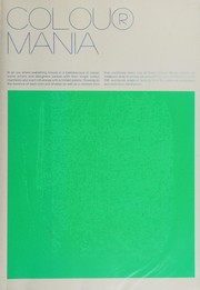 Cover of: Colour mania