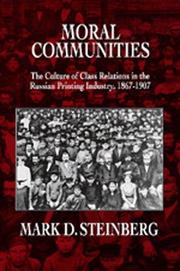 Cover of: Moral communities by Steinberg, Mark