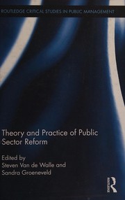 Cover of: Theory and Practice of Public Sector Reform