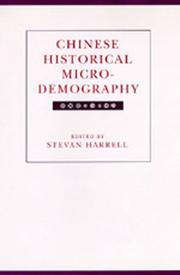 Cover of: Chinese historical microdemography by edited by Stevan Harrell.