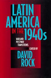 Cover of: Latin America in the 1940s by David Rock