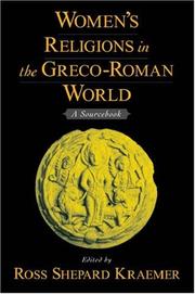 Cover of: Women's Religions in the Greco-Roman World by Ross Shepard Kraemer